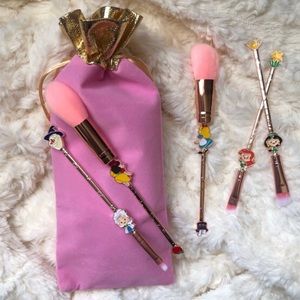Princess Cute Makeup Brushes Set/5pcs.
